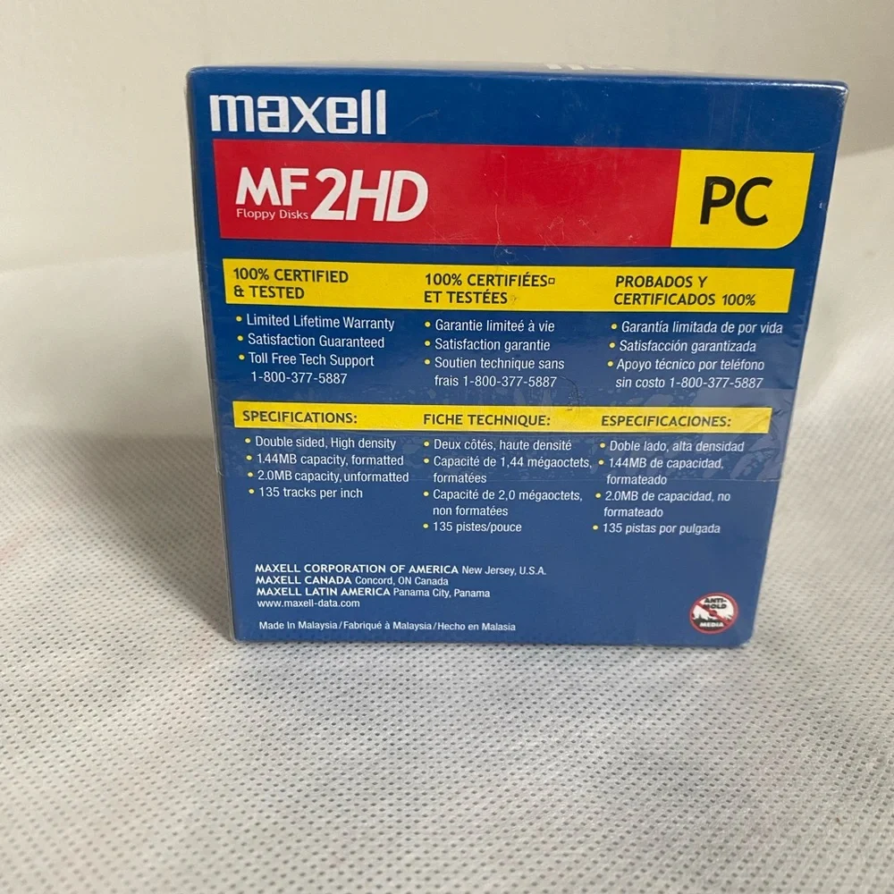 Maxell 2HD Floppy Disks 10 Pack